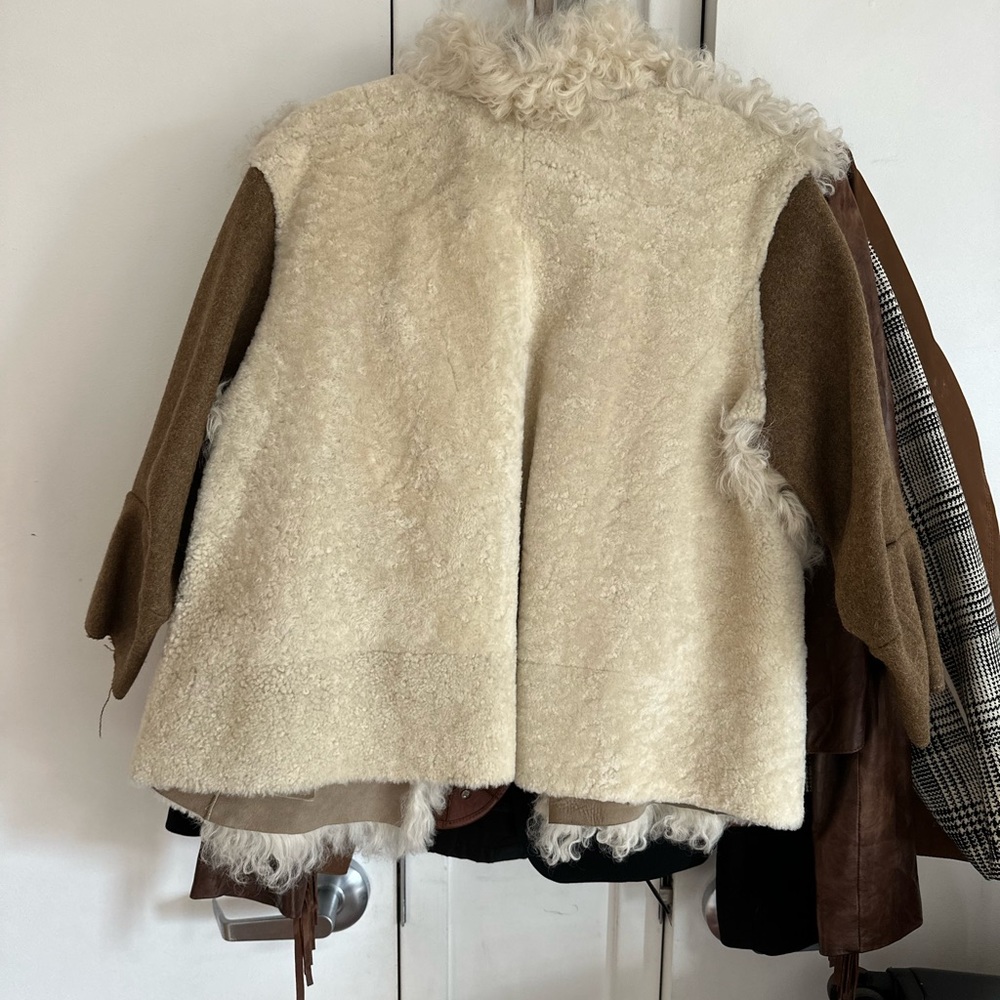 Marni Leather and Shearling Jacket